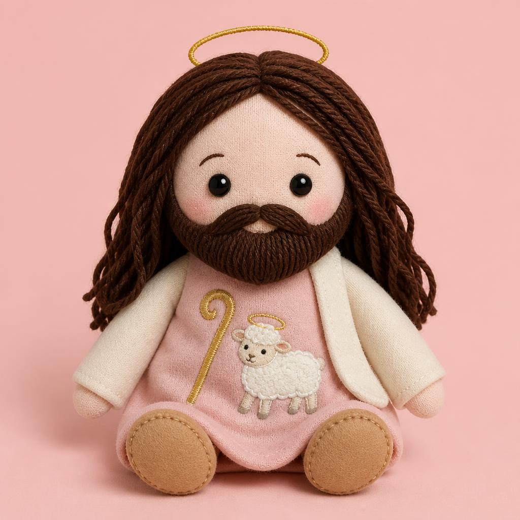Jesus the Good Shepherd keepsake plushie
